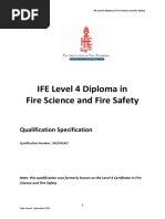 Level 4 Diploma in Fire Science and Fire Safety