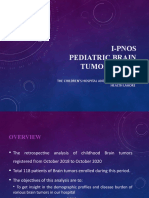 Pediatric Brain Tumor Data Analysis at Children's Hospital Lahore