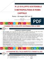 Presentazione Agenda Sviluppo Sostenibile Città Metropolitana Di Roma Capitale