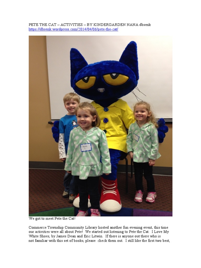 Pete The Cat | PDF