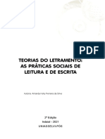 Teorias Do Letramento As Práticas Sociais de Leitura e de Escrita