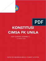 KONSTITUSI CIMSA FK UNILA (GA Agustus 2020)