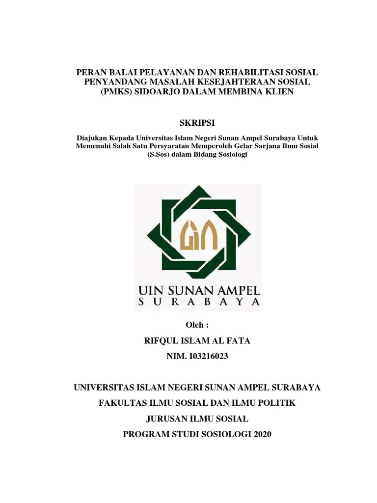 Rifqul Islam Al Fata - I03216023 | PDF | Karier & Perkembangan | Ilmu ...