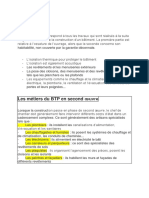 Les Métiers Du BTP en Second Œuvre