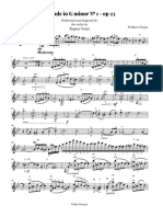 Ballade in G Minor No. 1 Op. 23 Violin Ysae - Eugne Ysae Frdric Chopin