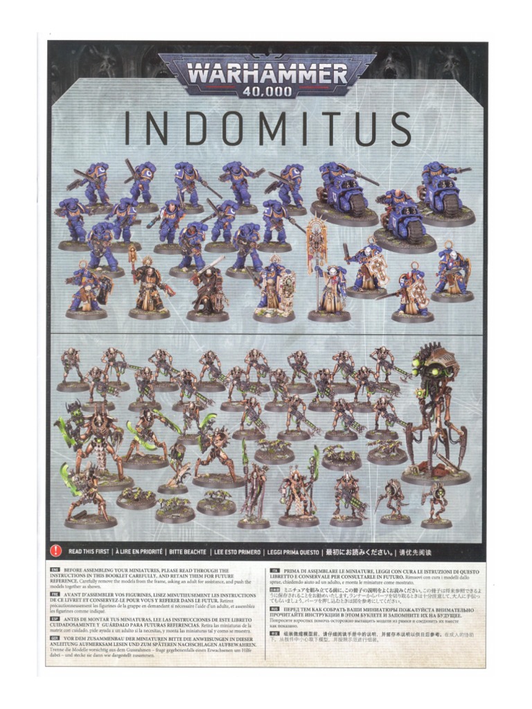 Indomitus Instruction Sheet PDF