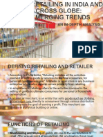 Retailing in India and Globe and Emerging Trends