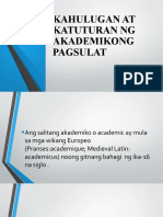 Aralin 2 Akademikong Pagsulat