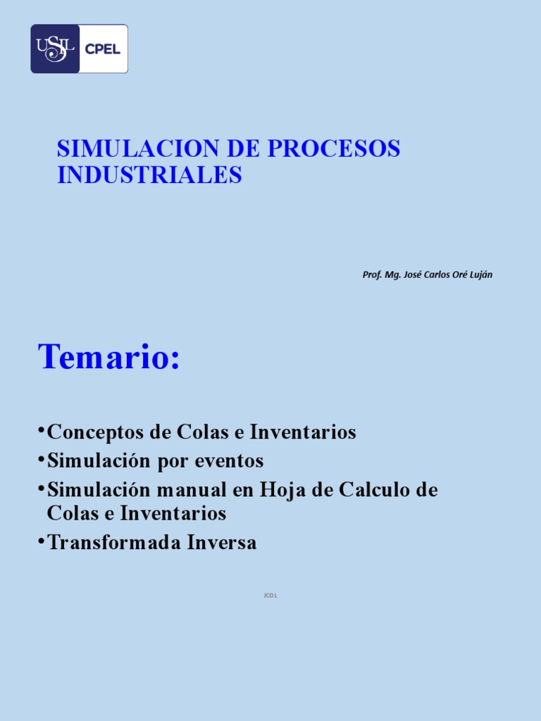 Teoria de Colas e Inventarios | PDF | Hora | Simulación