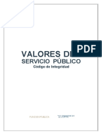 Valores Del Servicio Publico
