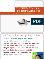 Tội Phạm Học - Bài 4