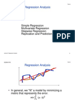 Lecture 8 Regression Analysis