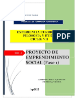 Proyecto Emprendimiento Social-Fase 1