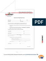 Academic Planning Guide Endorsement Change Request Form