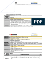 Actividad de Aprendizaje N°01 I. Datos Generales I.E.I. Directora Docente Edad Seccion Turno DIA