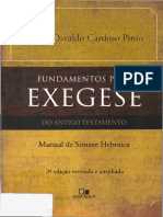 Pinto, C. Fundamentos Para Exegese Do at (2ª Ed)