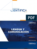 Lengua y Comunicacion - Sem-10-Sesión-19 - 2022-1