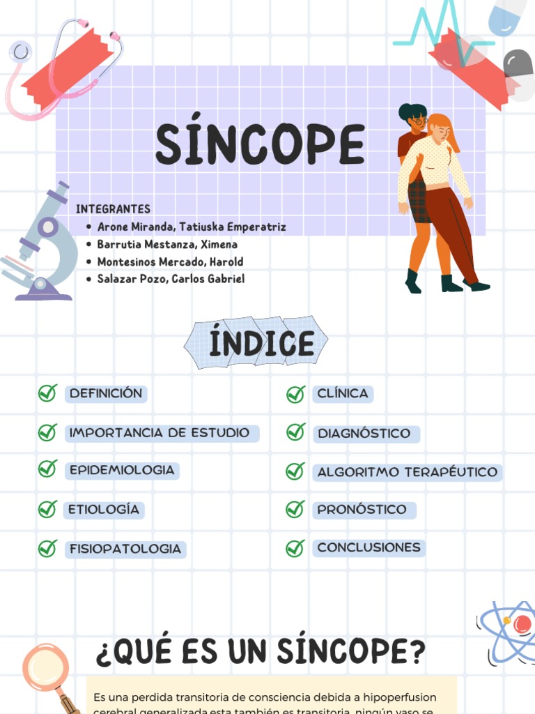 Clasificación y tipos de síncope cardíaco | PDF | Cardiología ...