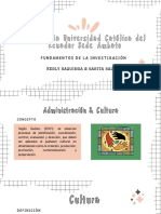 Administración y Cultura