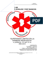 Curso de Primeros Auxilios y RCP Basic o