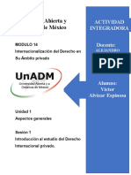 Universidad Abierta y A Distancia de México: Actividad Integradora