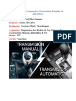 Transmisión automática vs manual