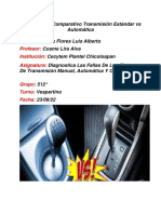 2.1.3. Cuadro Comparativo Transmisión Estándar Vs Automática