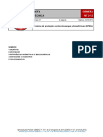 Sistema de proteção contra descargas atmosféricas (SPDA