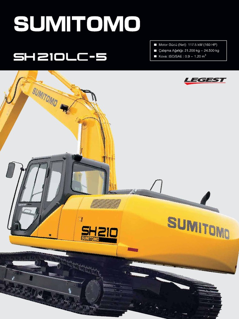 Sumitomo Paletli Ekskavator Sh210lc 5 | PDF