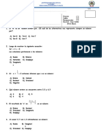 Examen 1 Trimestral de Primero