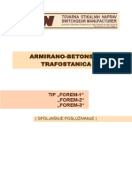 Armirano Betonske Trafostanice Mladenovac Abts - Forem 1 - 2 - 3