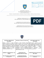 Udhëzim Administrativ Nr. 10 2012 Për Procedurat e Regjistrimit Të Patentave