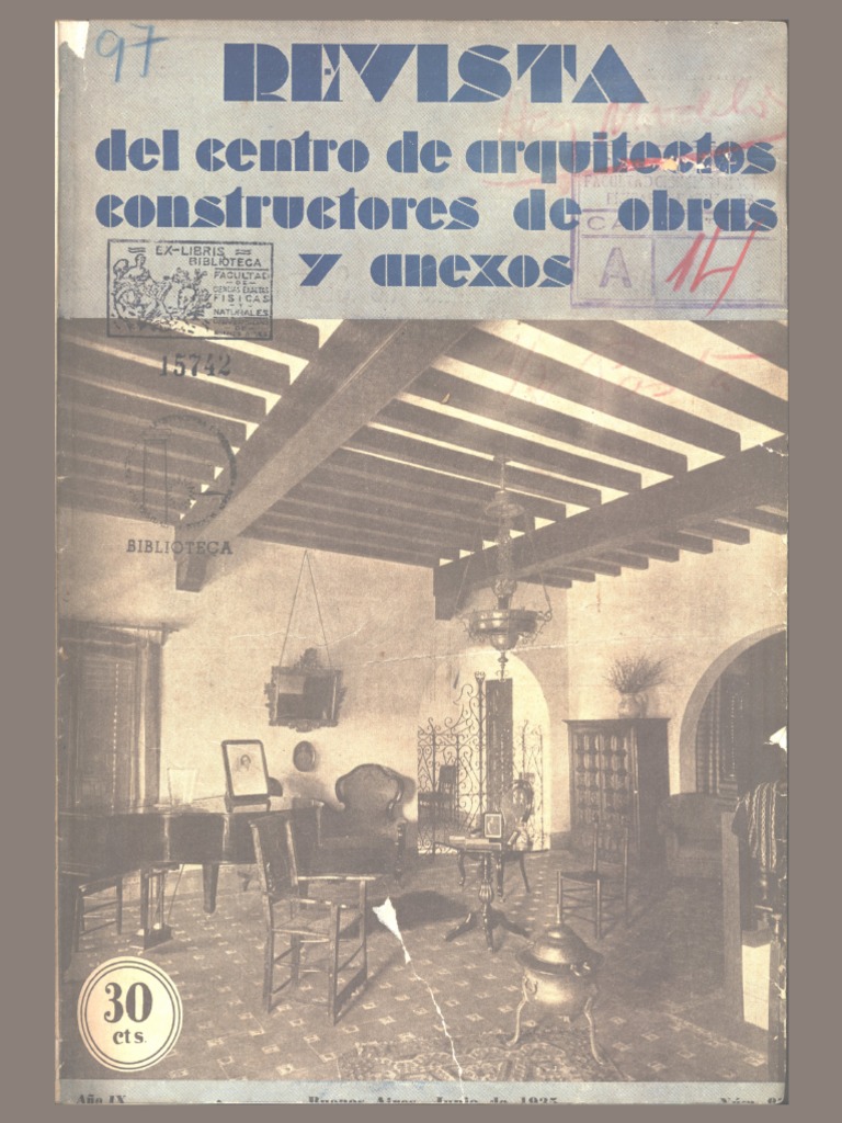 Revista Del Centro de Arquitectos, Constructores de Obras y Anexos ...