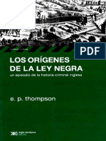 El Origen de La Ley Negra - Un Episodio de La Historia Criminal Inglesa