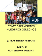 Como Defendemos Nuestros Derechos