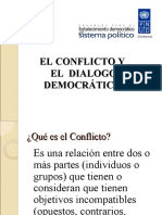 Conflicto Y Dialogo Democratico