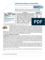 Evaluacion Diagnostica Ciencia y Tec 5°