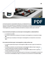 Protecciones Termomagnéticas (PTM): Conceptos claves para su elección