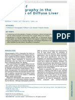 The Role of Ultrasonography in The Evaluation of Diffuse Liver Disease