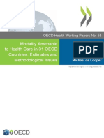 OECD 2011 Mortality Amenable To Helthcare