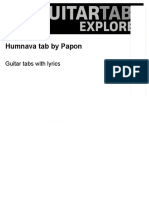 HUMNAVA Guitar Tabs by Papon - Tabs Explorer