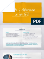 Diseño y Elaboración de Un Test