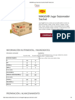 MAGGI® Jugo Sazonador Sachet - Nestlé Professional