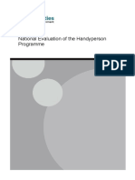 National Evaluation of The Handyperson Programme