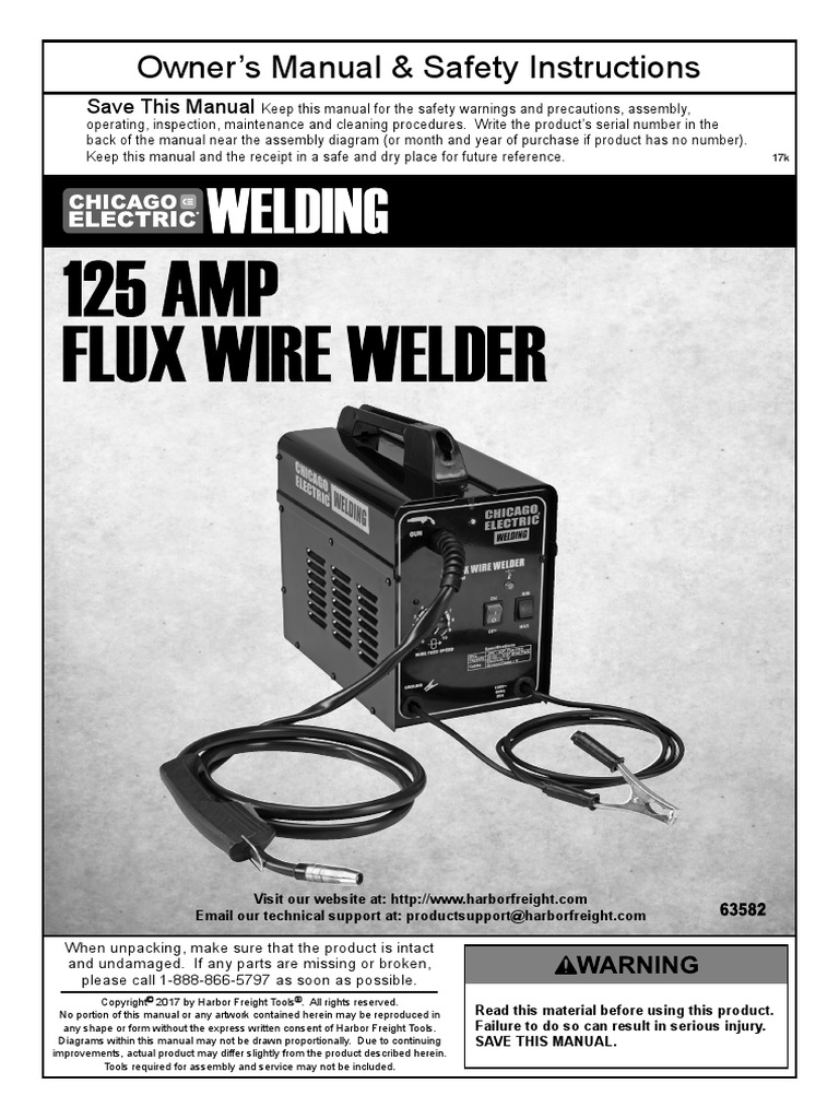 Owner's Manual & Safety Instructions PDF Welding Construction