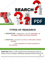 March 12 Report Descriptive Research