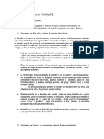 Lógica Jurídica: Cuestionario sobre Filosofía y Conceptos Básicos de la Lógica