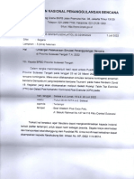 Badan Penanggulangan Berncana Daerah (Undangan Pelaksanaan Simulasi Penanggulangan Bencana