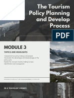 The Tourism Policy Planning and Develop Process