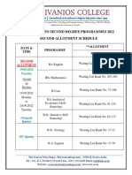 Allotment Schedule UG 2022 Sept